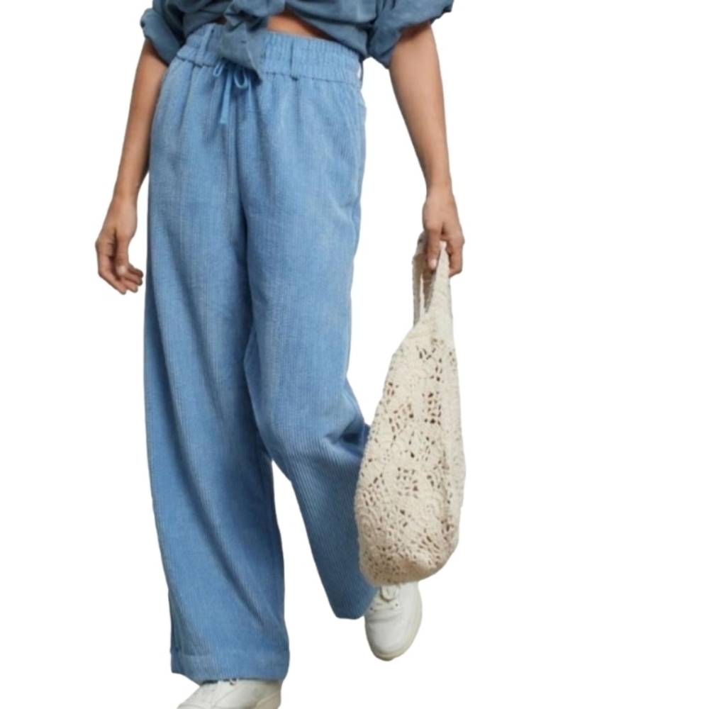Urban Outfitters BDG Jessie Wide Leg Corduroy Pull On Pants